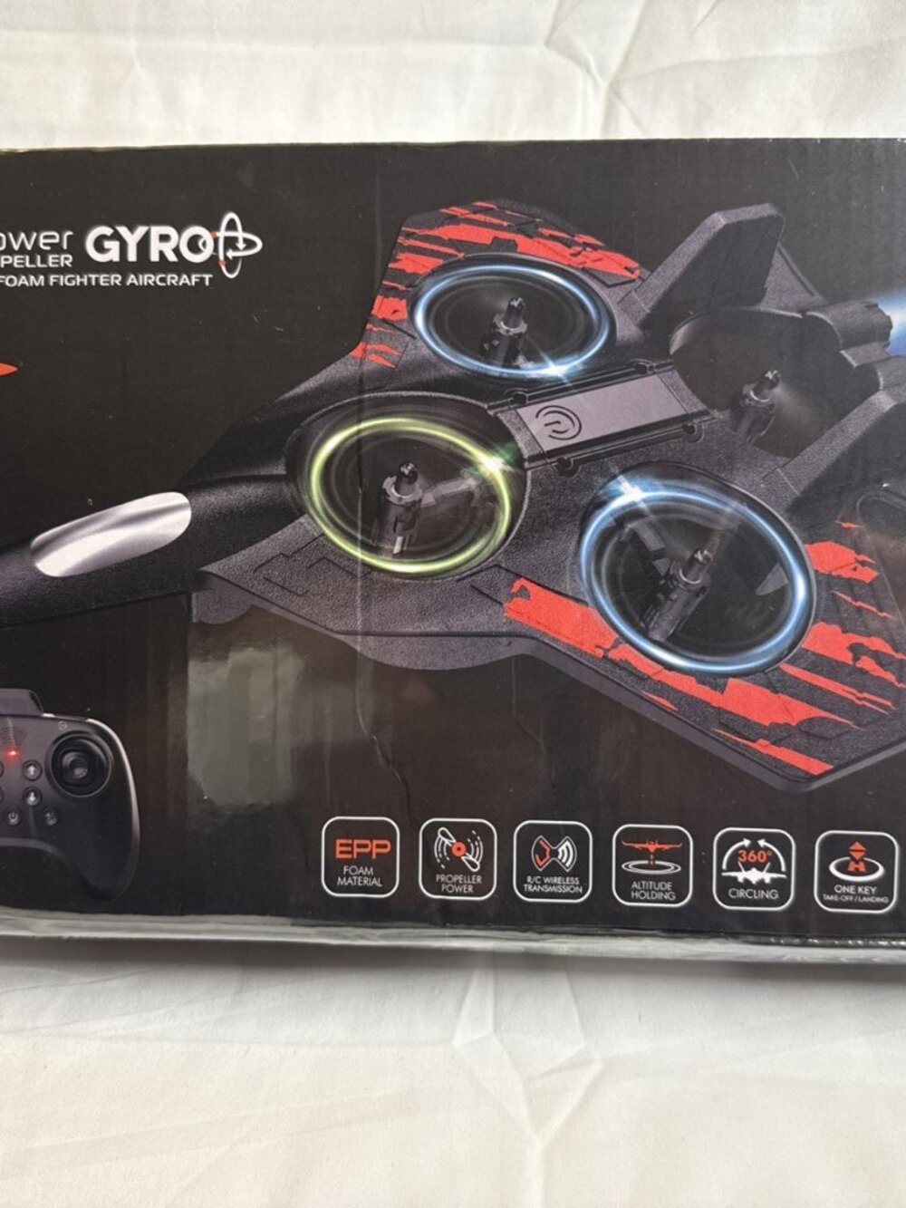 Power Gyro Propeller R/C foam Fighter Aircraft